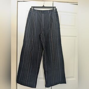 Liz Alig striped pants